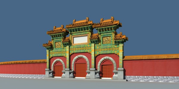 china torii 3ds - China ancient torii 1... by longwind